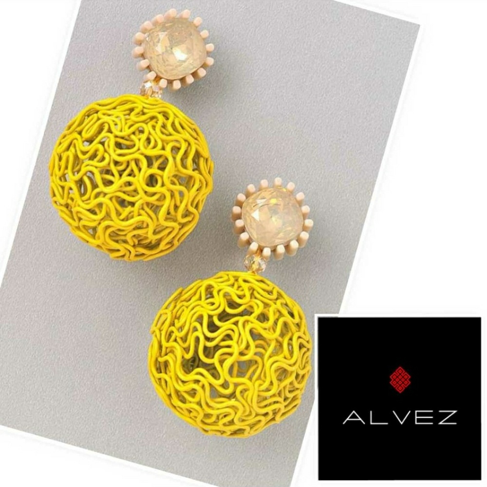 Yellow Earrings